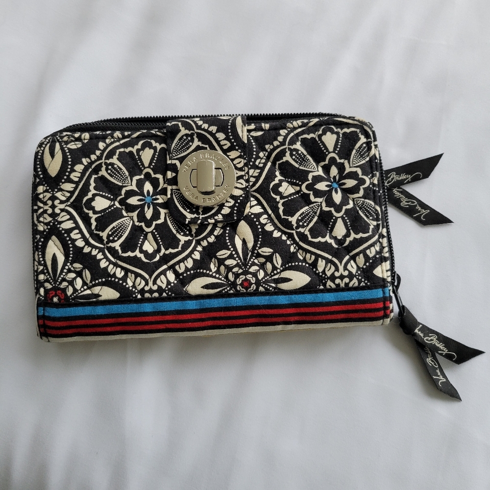 Vera Bradley Barcelona Turnlock Wallet NWOT